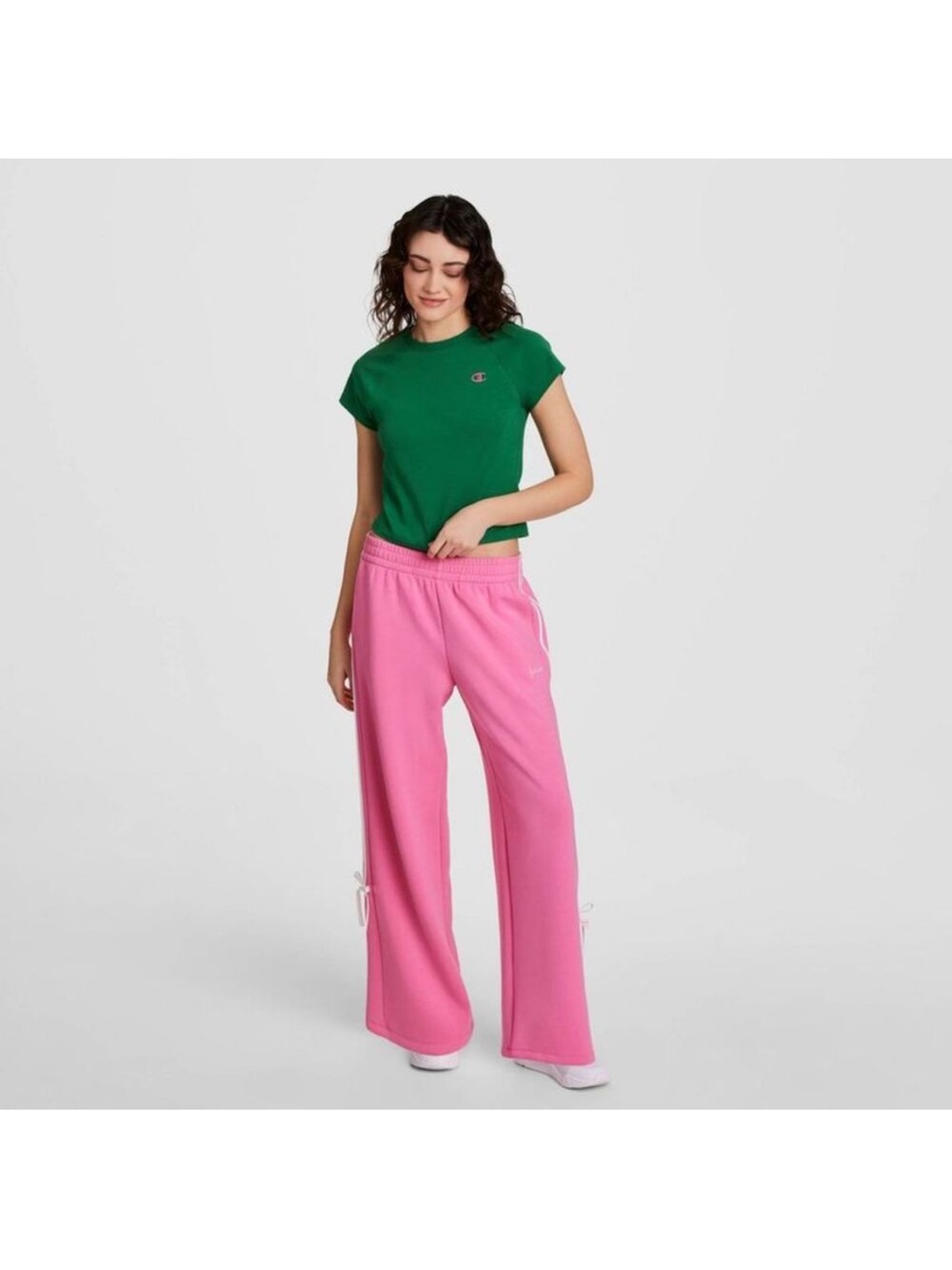 Champion - Women's In the Stands Side-Tie Pants - Pi Pink - Picture 3 of 4